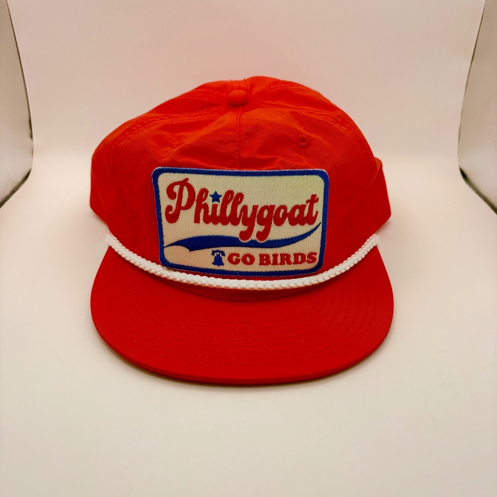 Phillygoat Go Birds Hat Red Blue Rope Snapback Nylon